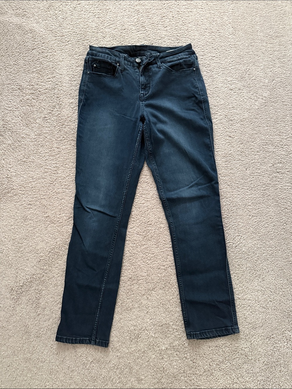 Laurie Felt Easy Skinny Women’s Dark Blue Straight Leg